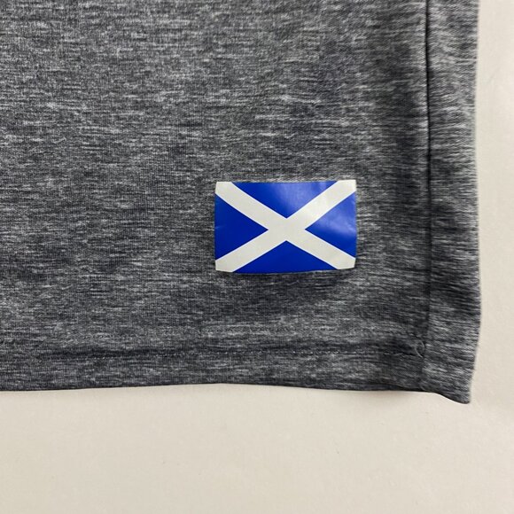 Scotland Rugby Union 2018 Training Jersey Shirt Mens Medium Macron - Picture 4 of 9